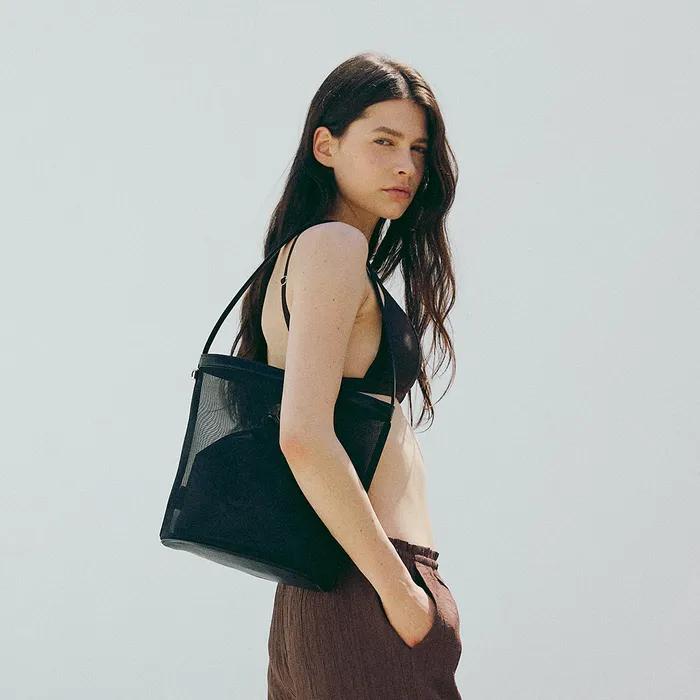 [comb키링증정] ONDE BAG _black 메쉬백