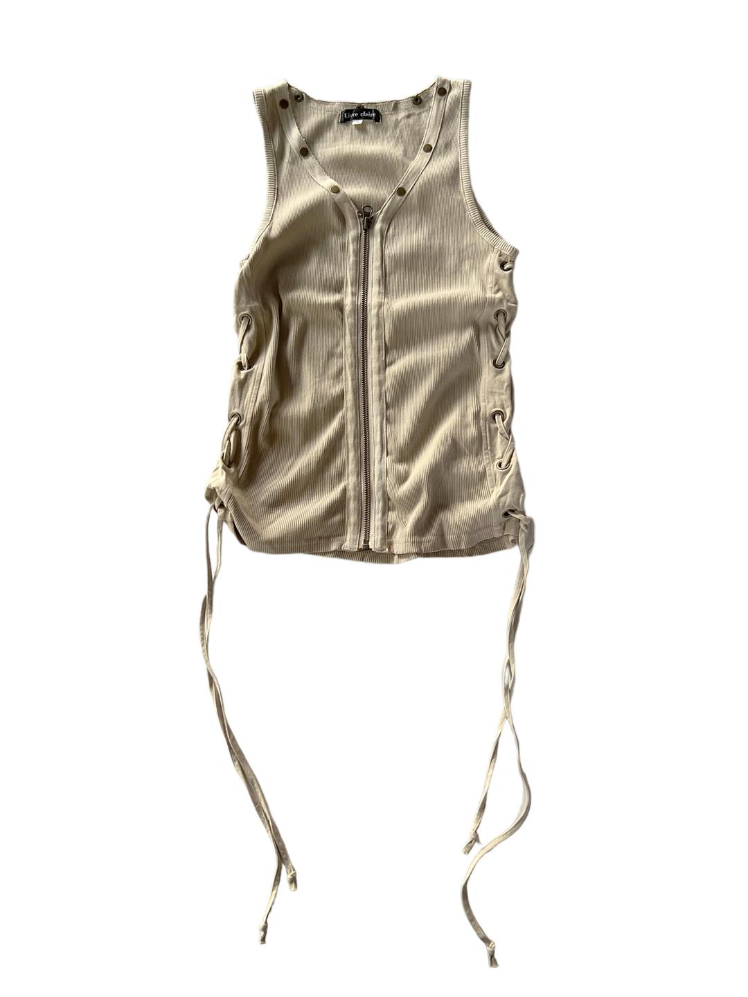 Live clare lace up sleeveless