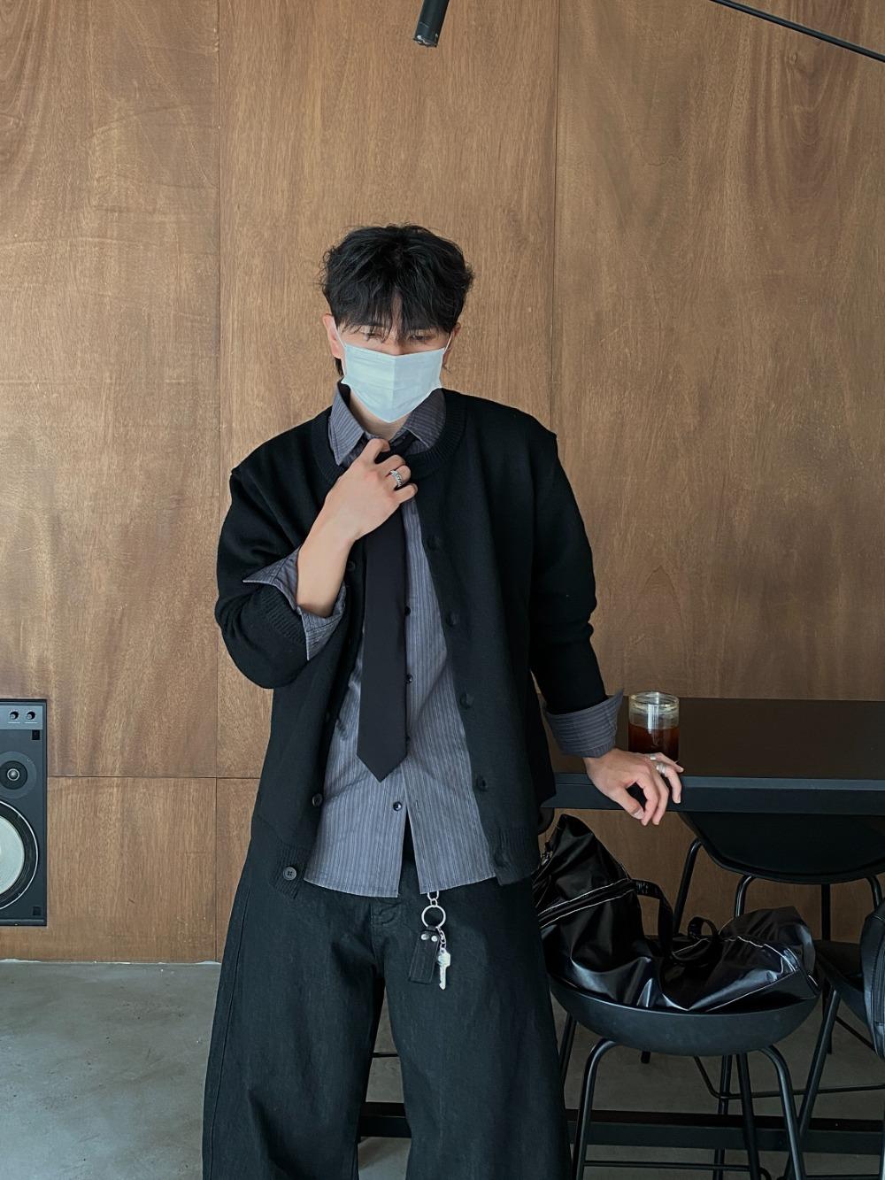 노마드 블랑 라운드 니트 가디건 5C