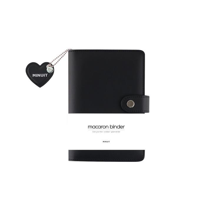 미뉴잇 마카롱 바인더 A6 블랙