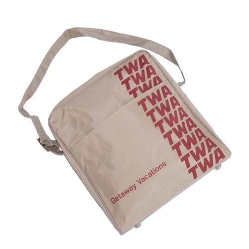 1970's Vintage TWA Airlines Gateway Vacations Carry On Bag