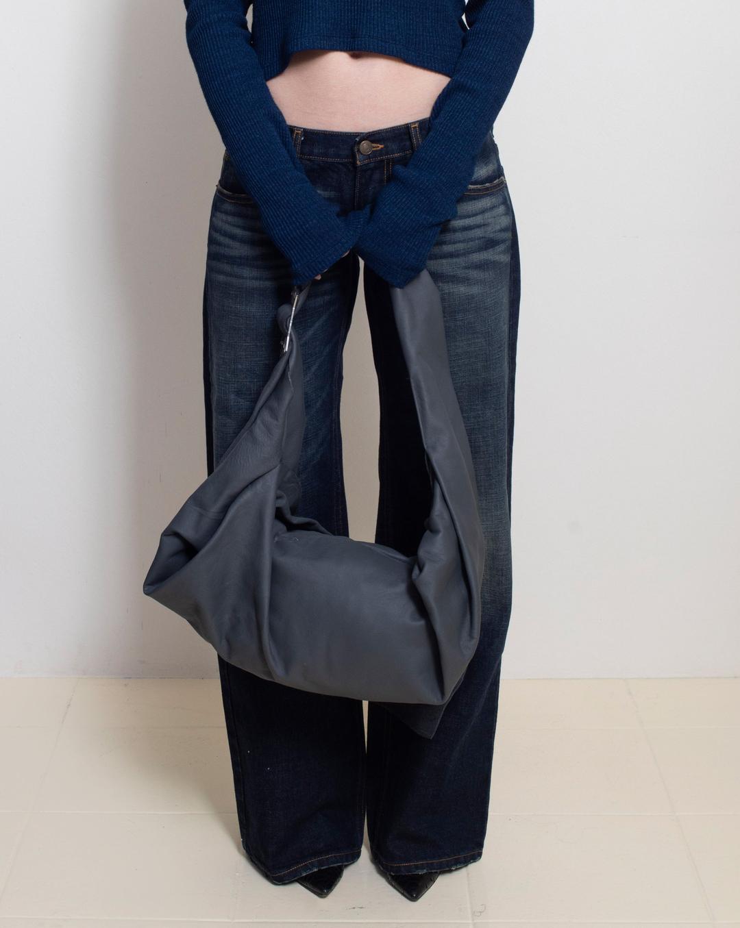 karlaidlaw Medium Grey Crinkle Ems Bag