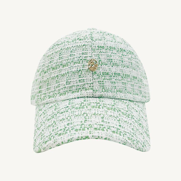 트위드 볼캡 그린