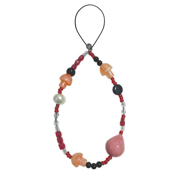 orange mushroom phone strap B1