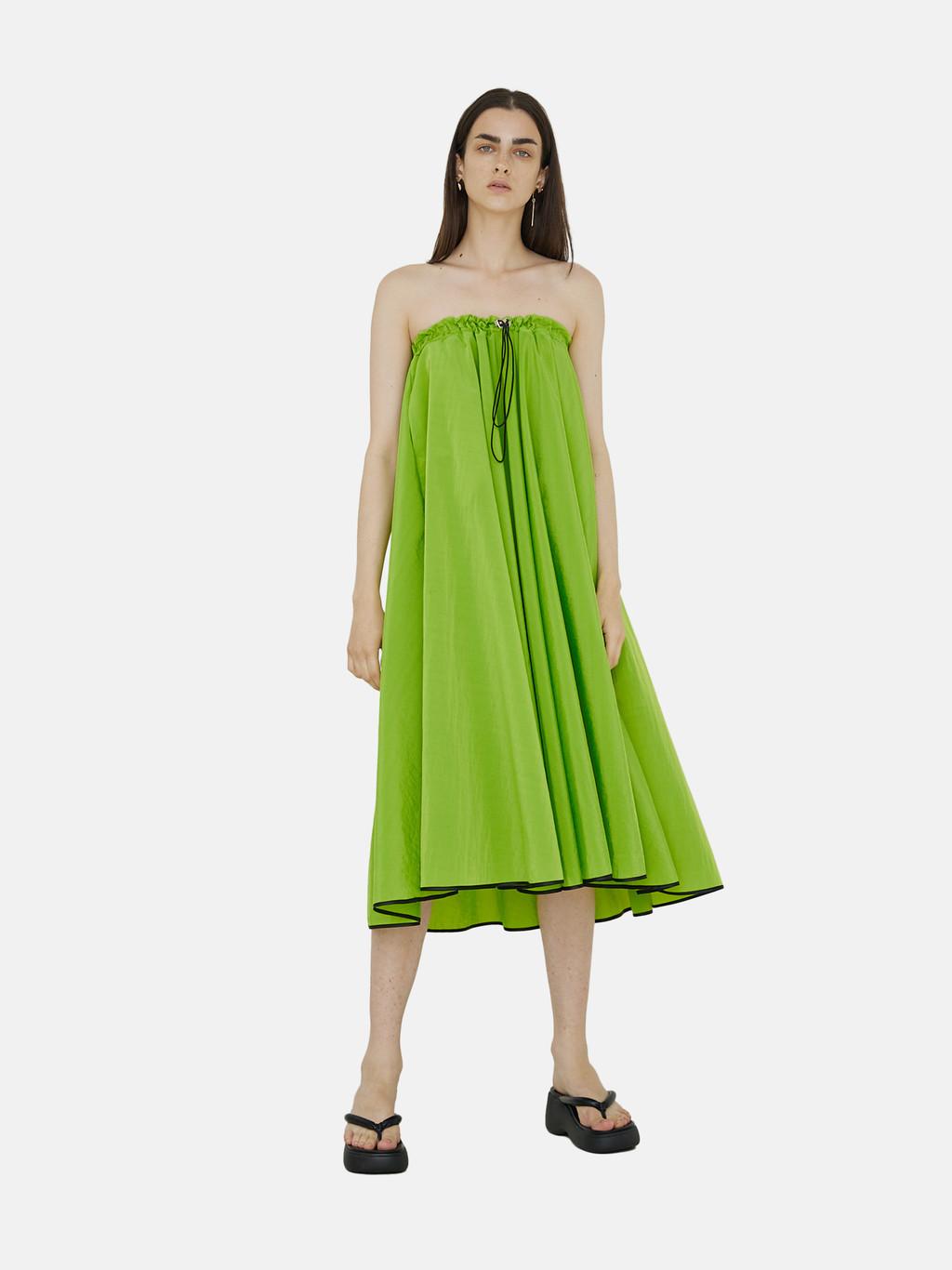 에콘 콜로세움 비치 스커트 드레스 애버그린