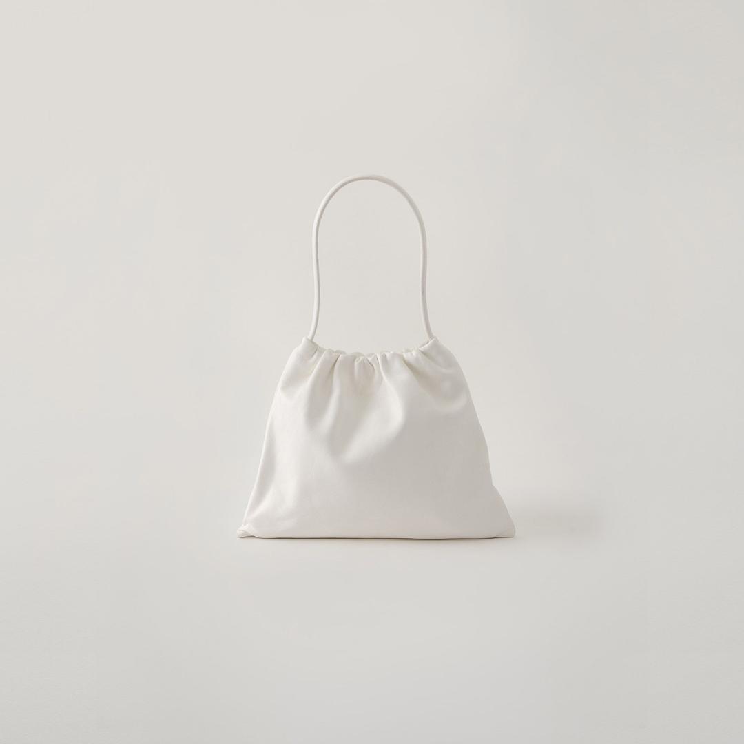 CLAM BAG_WHITE