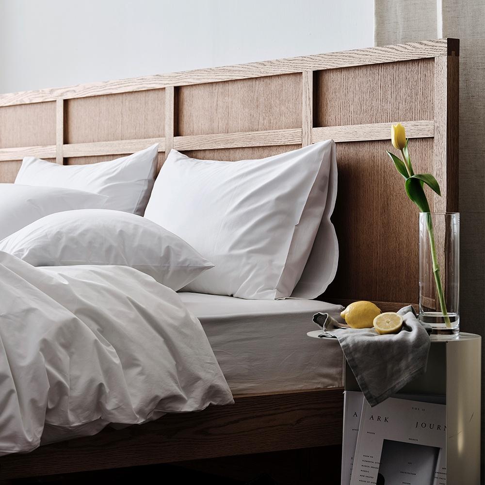 [사각사각] 퍼케일 80 매트리스커버 - 화이트 (S/Q)