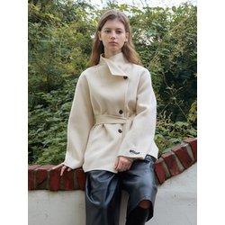 하이넥 캐시미어 하프 코트 OW5WHA65