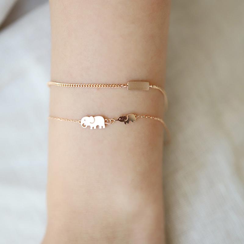 14K 18K 디오 스타일 스틱 팔찌