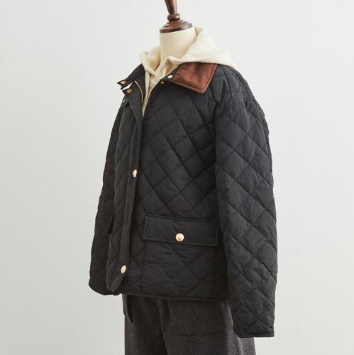 브리티시 퀼팅 오리털 재킷