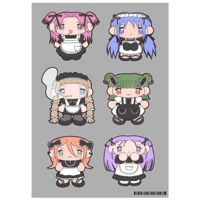 무쿠무쿠스튜디오 키라키라 메이드 스티커 ㅣ 마플샵