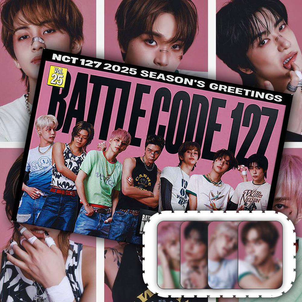 특전 엔시티127 시즌그리팅 2025 NCT 127 포토카드 달력 다이어리 굿즈 앨범