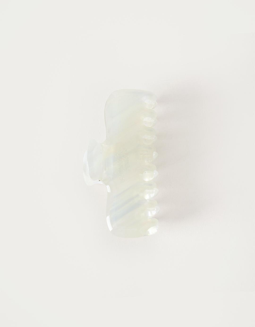 [Preview] Marble Sparkle Hair Clip - Ivory