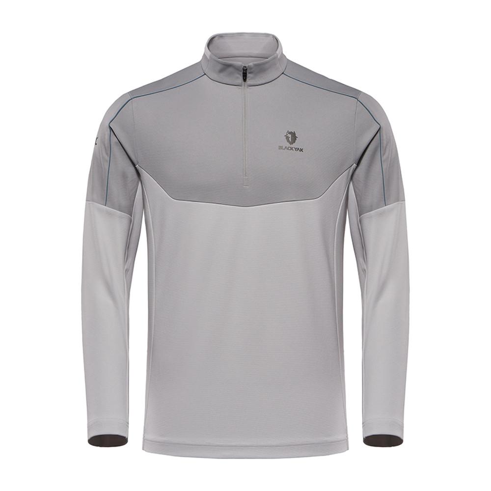 블랙야크 남성 M피츠알파집업티 긴팔 하프 집업 등산복 상의 1BYTSF3004