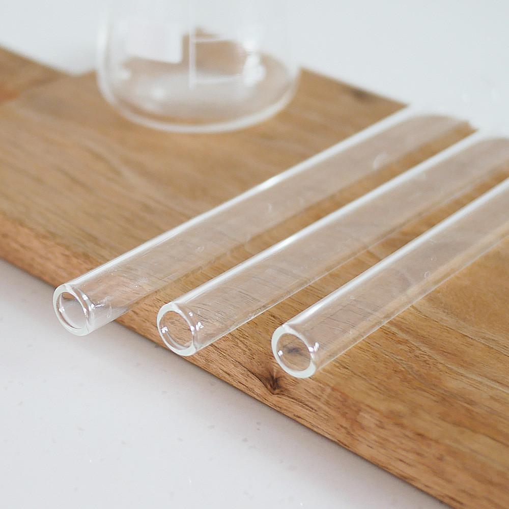 버블티 유리빨대 20cm