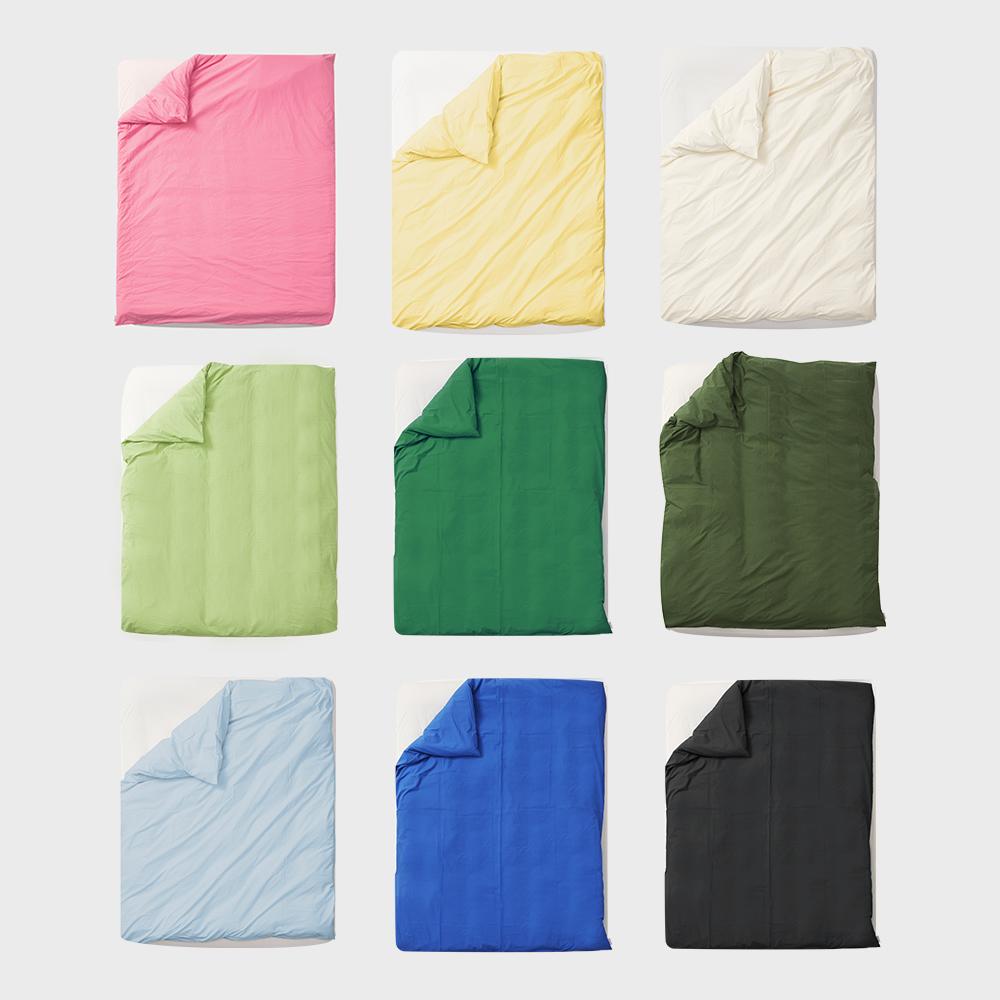 스탠다드 고밀도 60수 면 이불 커버 10 color (SS/Q/K)