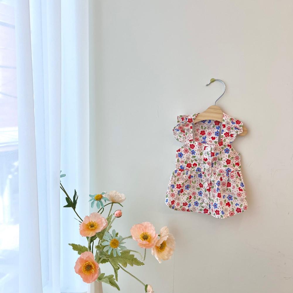 [✅교환,반품 불가]강아지 여름 원피스 플라워가든 원피스(S-3XL)