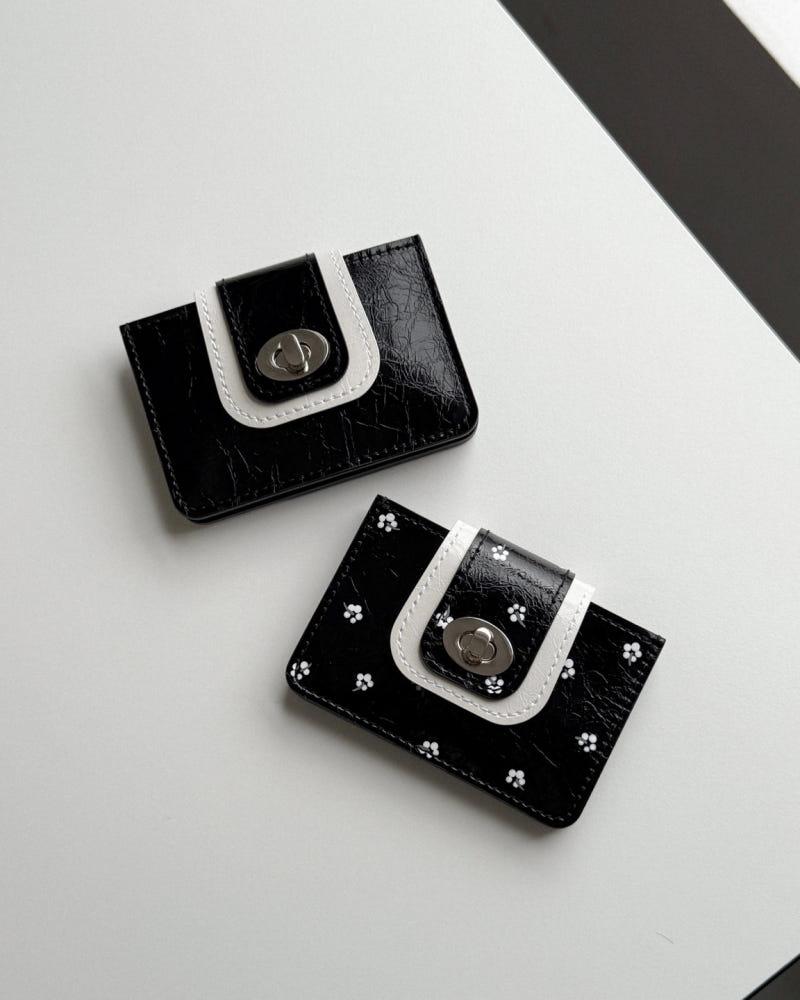 MINI PUDIN WALLET (black) 미니푸딘월렛 러디지갑 (블랙)
