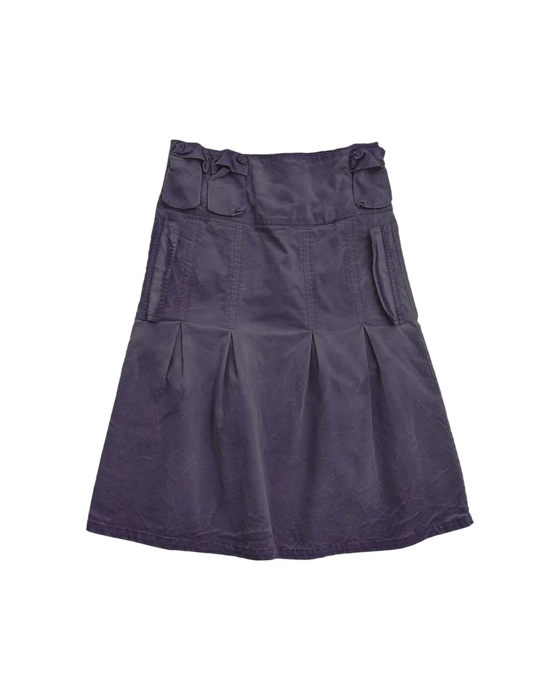 999휴머니티 어드벤처 멀티 포켓 스커트 ADVENTURE MULTI POCKET SKIRT (Purple Charcoal)