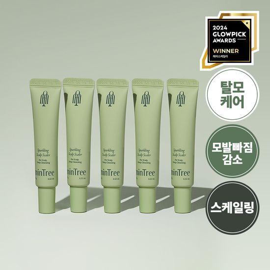 [두피치약] 민트리 스파클링 스칼프 스케일러 75g (15gx5ea)