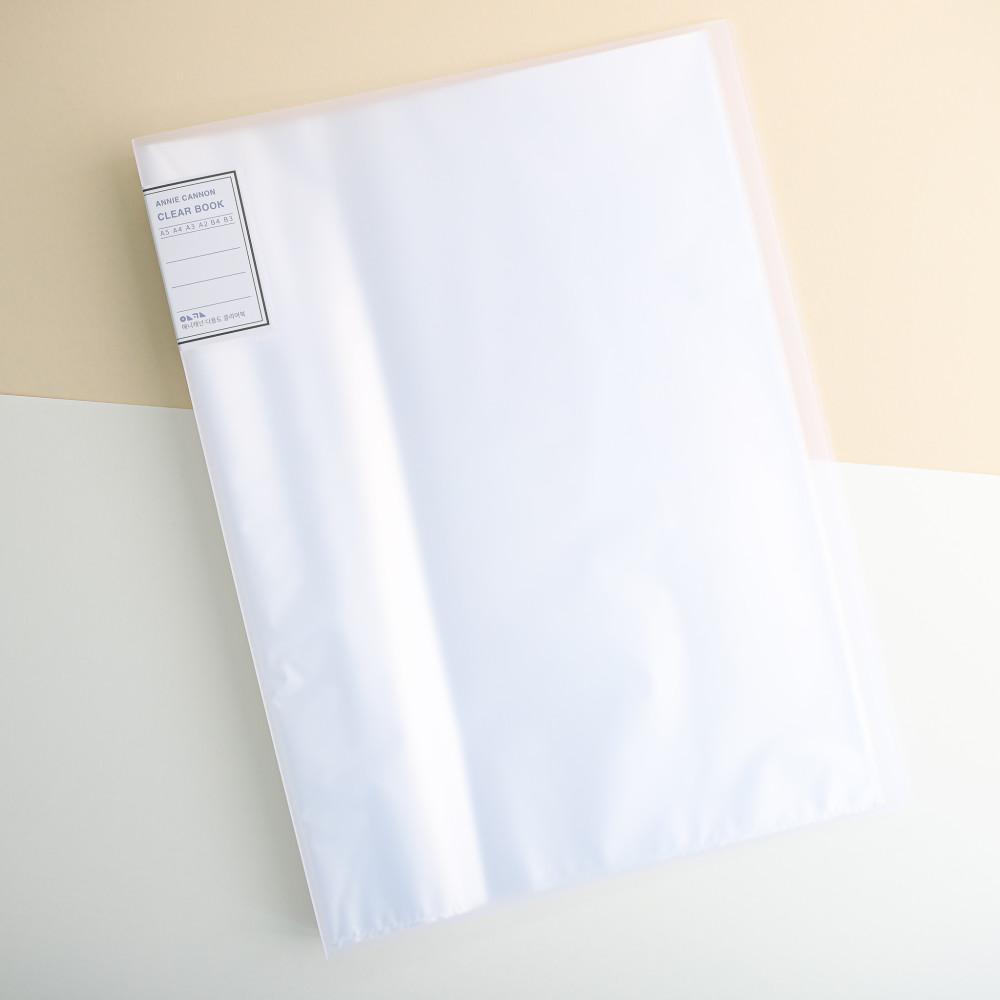애니캐넌 A3 파일 포스터 바인더 북 흰색 30매