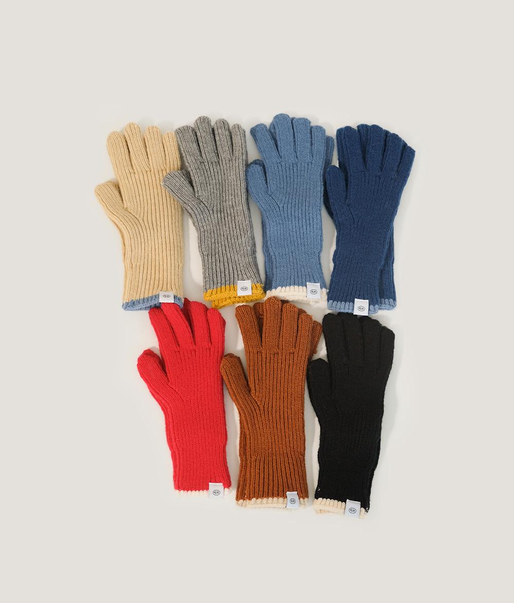 핑거홀 스마트폰 울장갑 (7color)