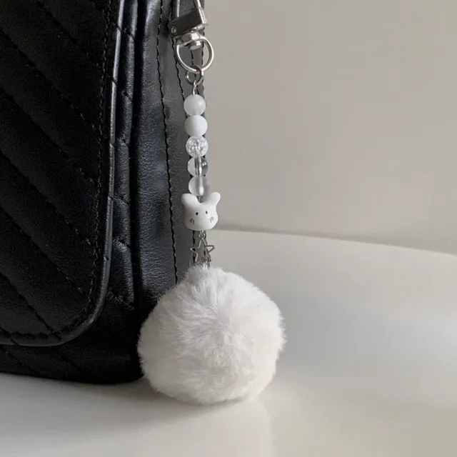 ☁️ 폭닥폭닥 겨울 토끼 조랭이떡 키링