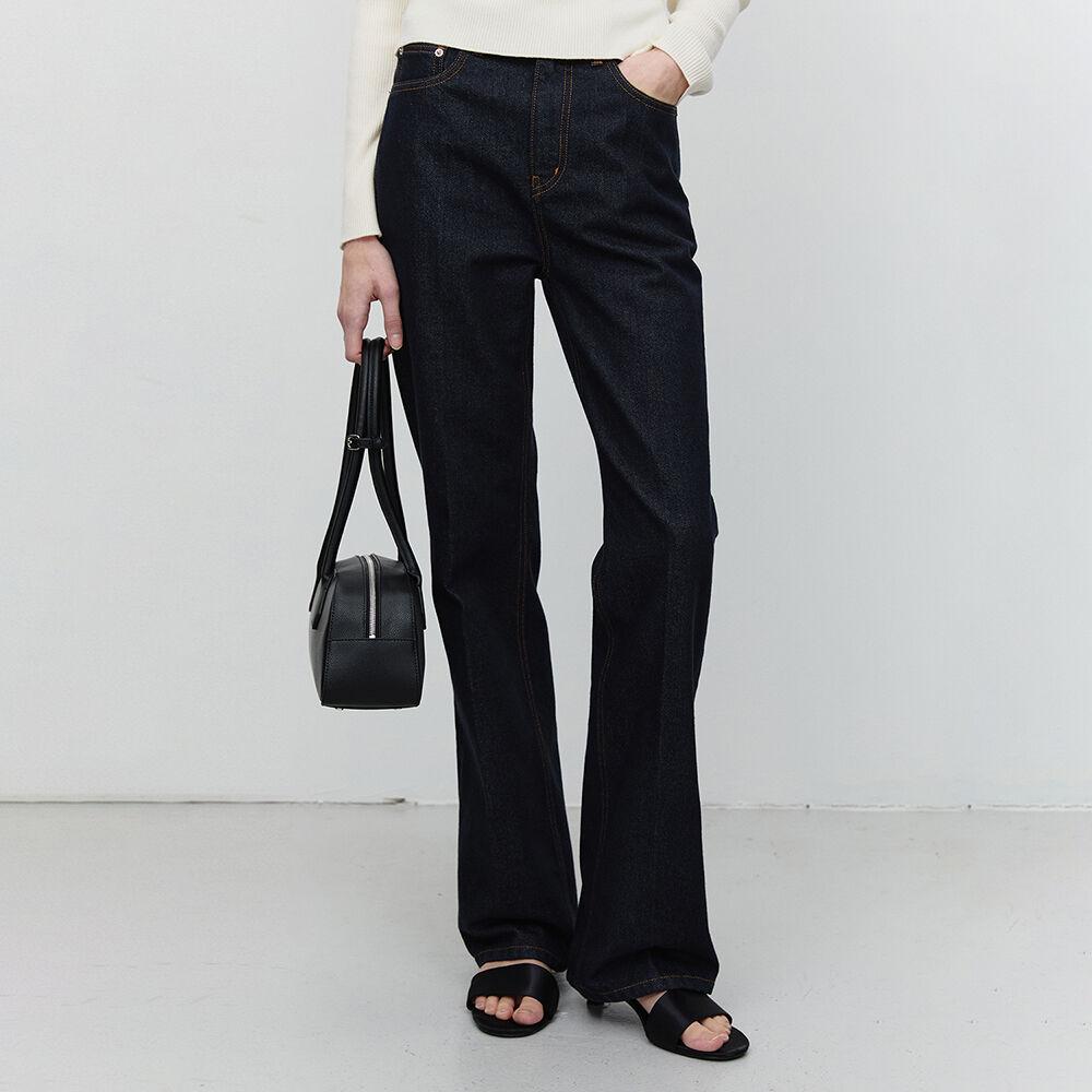 70S SEMI FLARED JEANS RAW DENIM_UDPA5A209N1