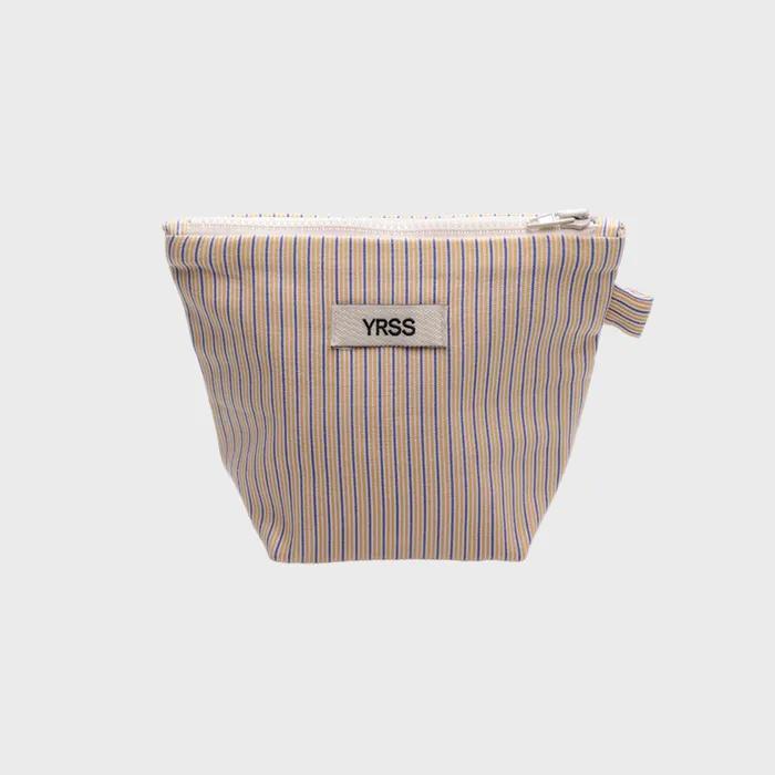 Pop-up Pouch - Blue Yellow Stripe