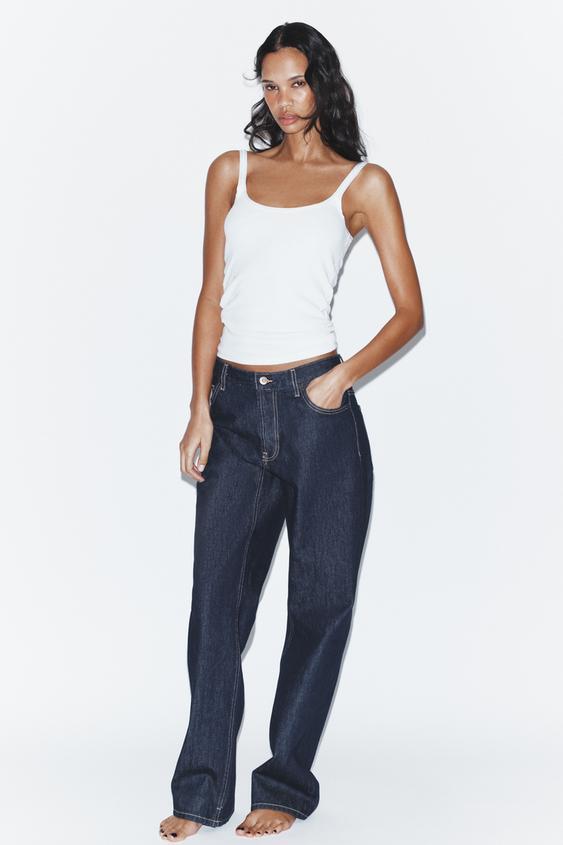 TRF LOW-RISE STRAIGHT JEANS