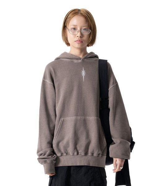 Pigment Dyed Hoodie (Brown)