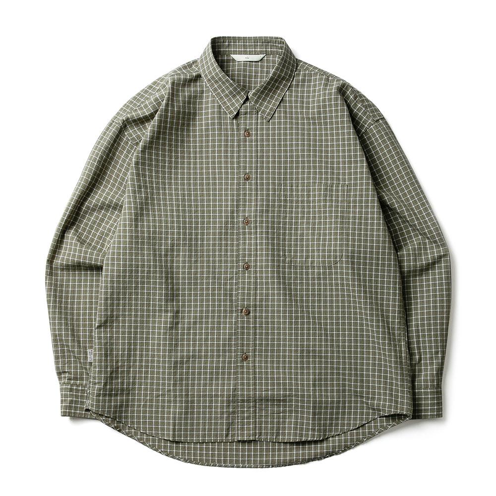 [ESFAI] S.C VINTAGE L/S SHIRTS (GREEN CHECK)