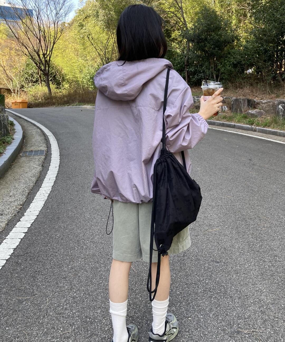 코이아카이브 (unisex) 그레이프 윈드브레이커 (2color)