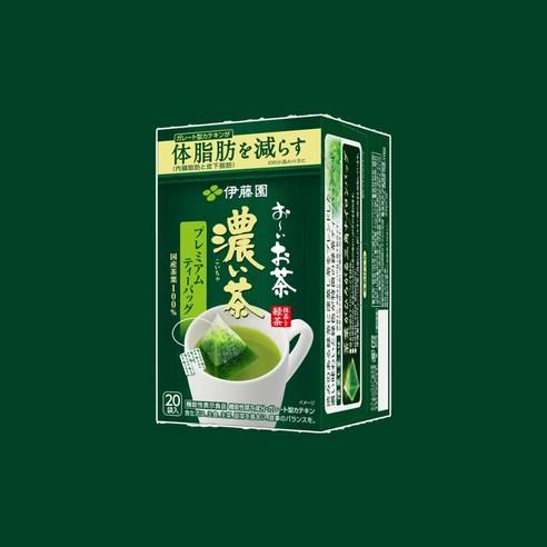 이토엔 오이오차 프리미엄 티백 진한 녹차, 20개입, 1개