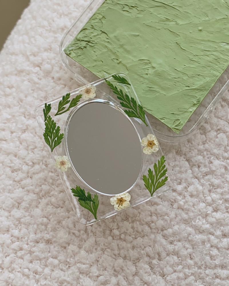 무이하우스 압화 레진 거울 멕세이프 스마트톡 : 무이하우스