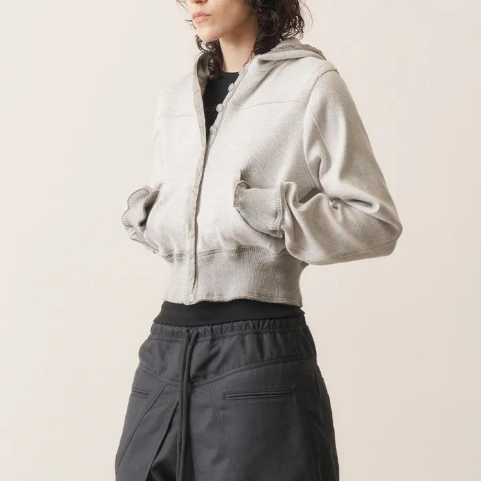 Button Up Hoodie, Ashen