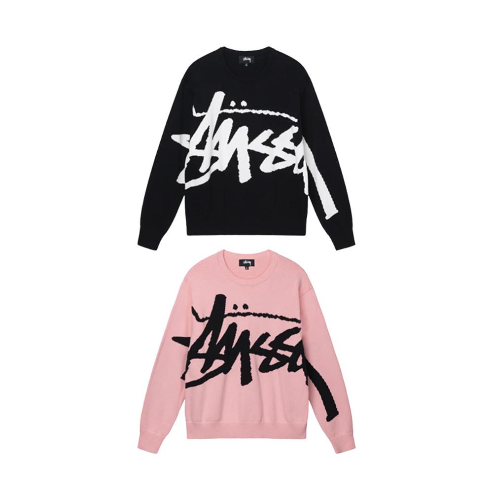 22FW 스투시 스탁 스웨터 니트 2컬러 117152 Stussy Stock Sweater