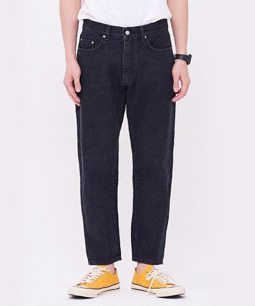 RE#9311 BK 서퍼브핏 스탠다드 블랙 데님팬츠