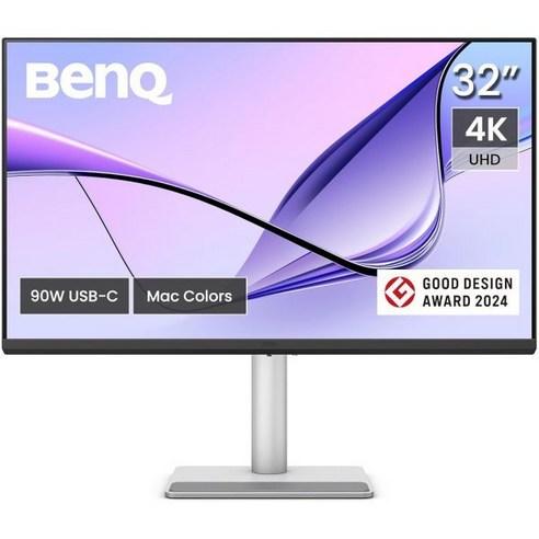 BenQ MA320U 32인치 4K 3840x2160 모니터 MacBook® Pro/Air용 듀얼 USBC 90W 전력 공급 Mac 컬러 매치 USB 허브 Mac에서 밝기 볼륨 - 모니터 주변기기 | 쿠팡