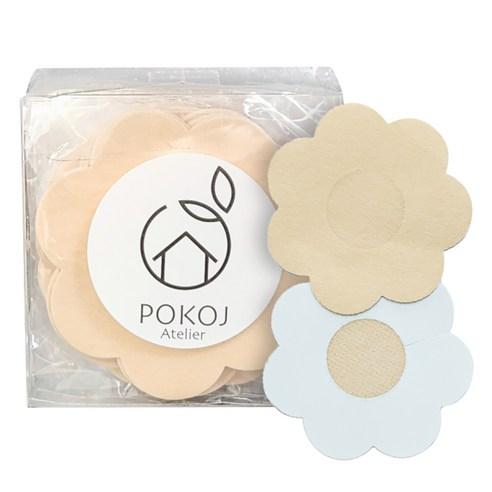 포코이 대형 일회용 니플패치 100P, ONE SIZE, 플라워, 100개입