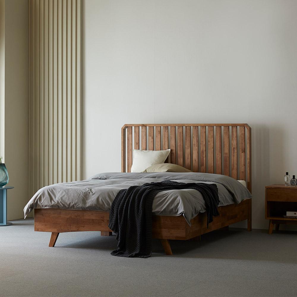 바네사 원목 침대 프레임 슈퍼싱글 퀸 킹 라지킹 이스턴킹