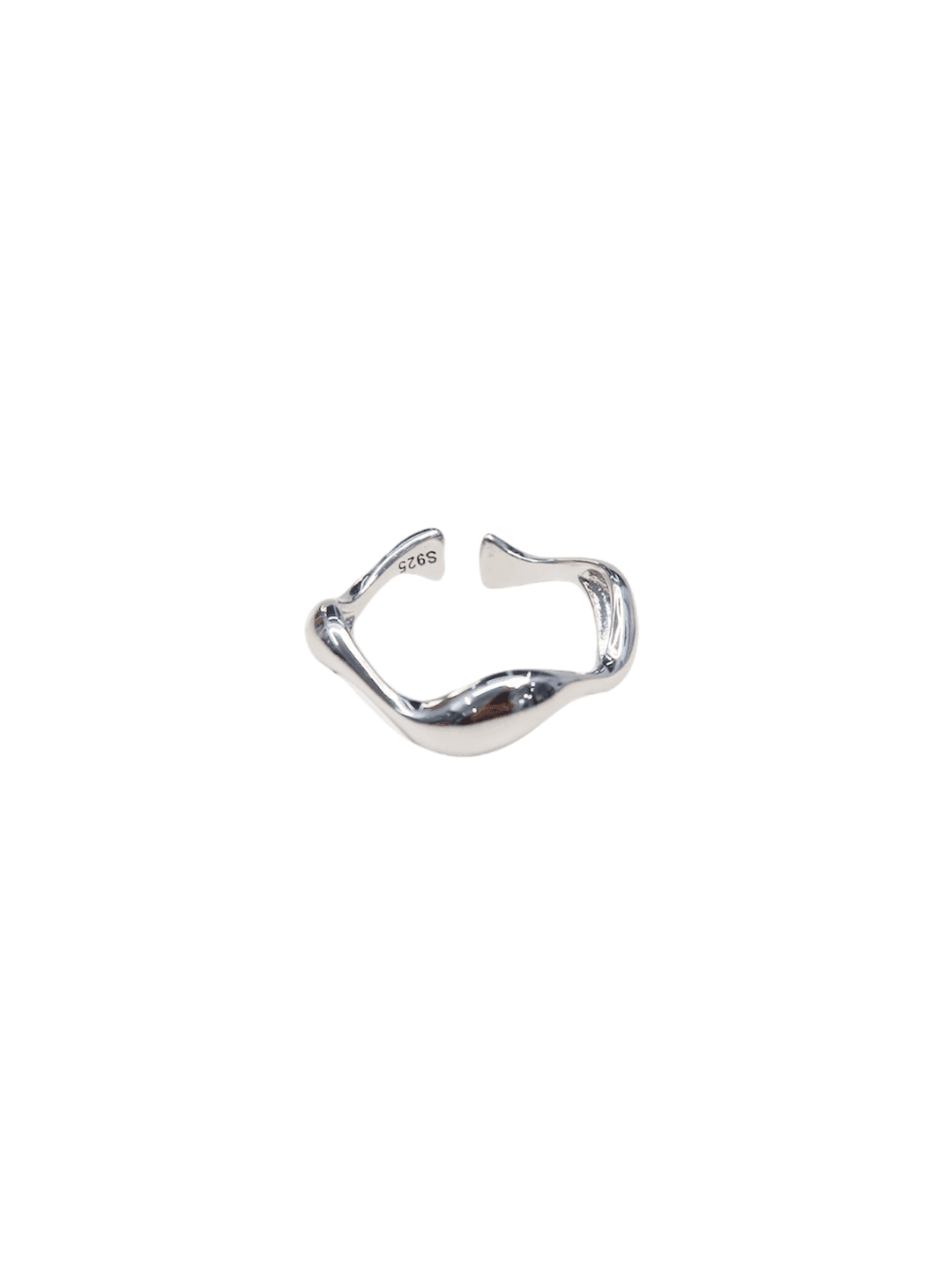 [SILVER925] wavy open ring