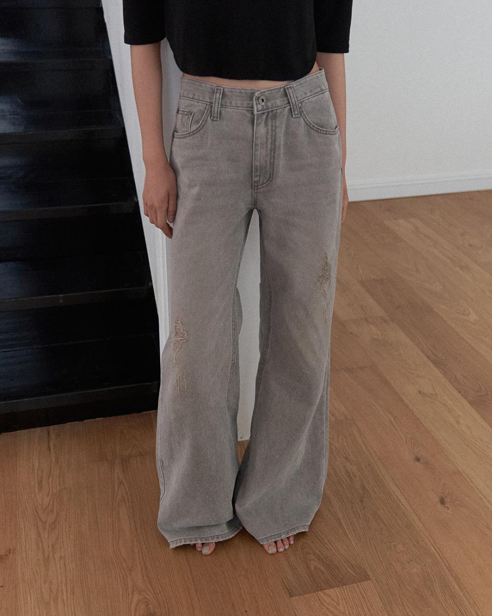 25SS cotton flare denim jeans