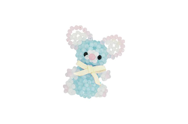 [swingset] Mouse Key Ring (Sky Blue)