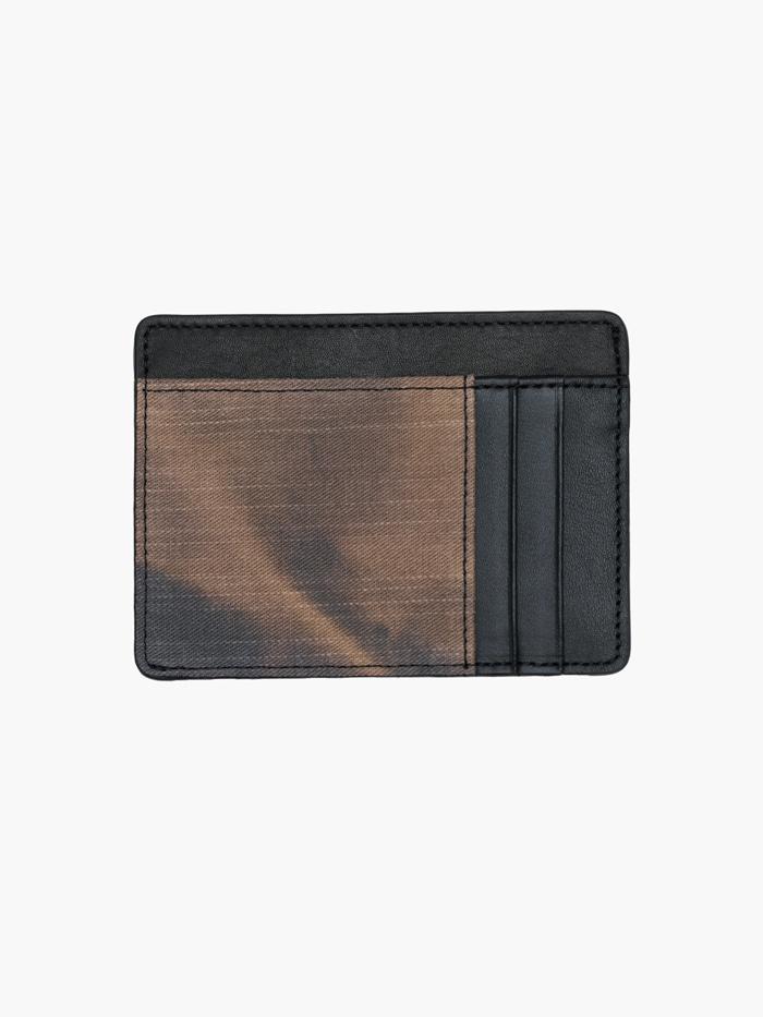 Sun-Bleached Leather Wallet - Khaki