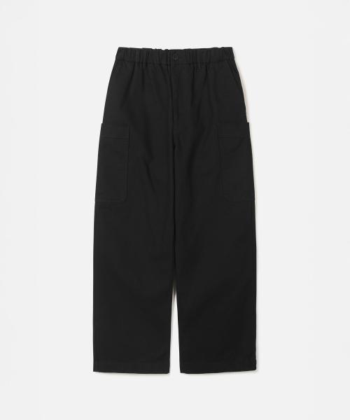 [247 X VANA] 반셋 코튼 서지 포켓 팬츠 BLACK