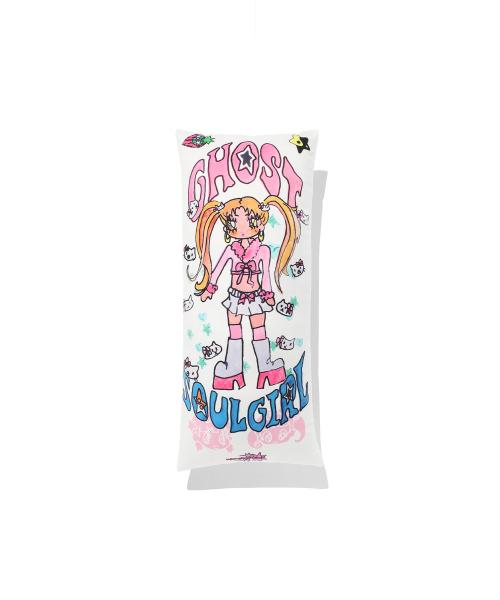나이스고스트클럽(NICEGHOSTCLUB)  [X SOULPUSSSY CAT]GHOSTSOULGIRL LONG CUSHION_WHITE(NG2EFUAB93D) - 후기 | 무신사