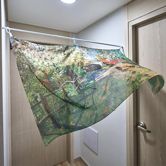 Fruhling(Spring) 쉬폰 패브릭 포스터 / 포토 창문 가리개커튼(3size)_M