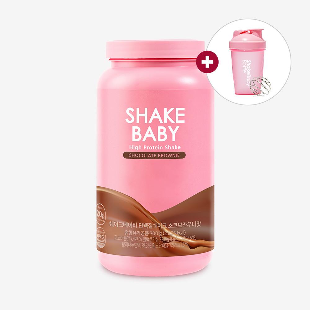 쉐이크베이비 시즌3 하이프로틴 초코 브라우니맛 700g 단백질쉐이크