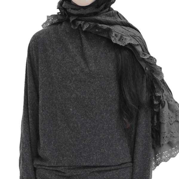 Uls Turtleneck Top - Charcoal